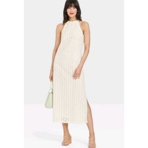 a new day Cream Midi Dress